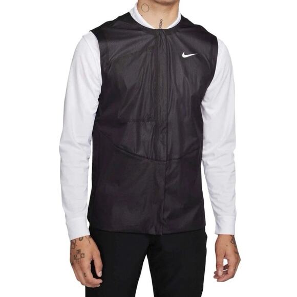 Nike Storm-Fit ADV Golf Vest Men’s Size XL Lightweight Black DX6075-010 NWT - Picture 1 of 12